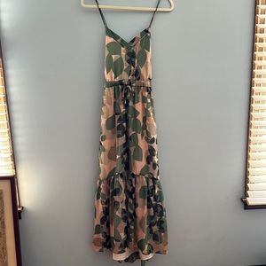 Gap brand maxi dress with crisscross back.